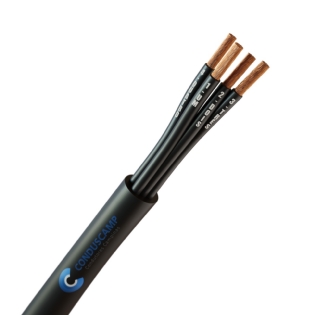 CABO COMANDO/CONTROLE 4X10,00 MM² SEM BLINDAGEM PRETO