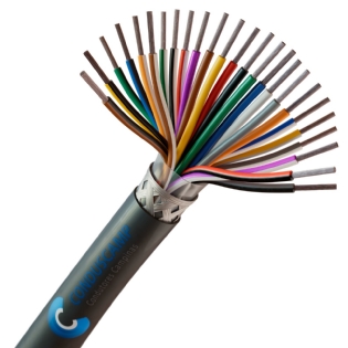 Cabo AFT 25x18 Awg Blindado em Malha de Cobre Estanhado Preto