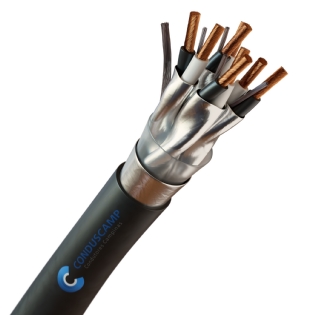 Cabo Instrumentação/Sinal 4x2x1,50 mm² Blindagem Individual e Total + Dreno Preto