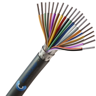 Cabo AFT 20x20 Awg Blindado em Malha de Cobre Estanhado Preto