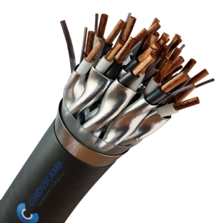 Cabo Instrumentação/Sinal 16X2X1,50 mm² Blindagem Individual e Total + Dreno Preto