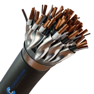 Cabo Instrumentação/Sinal 20x2x1,50 mm² Blindagem Individual e Total + Dreno Preto