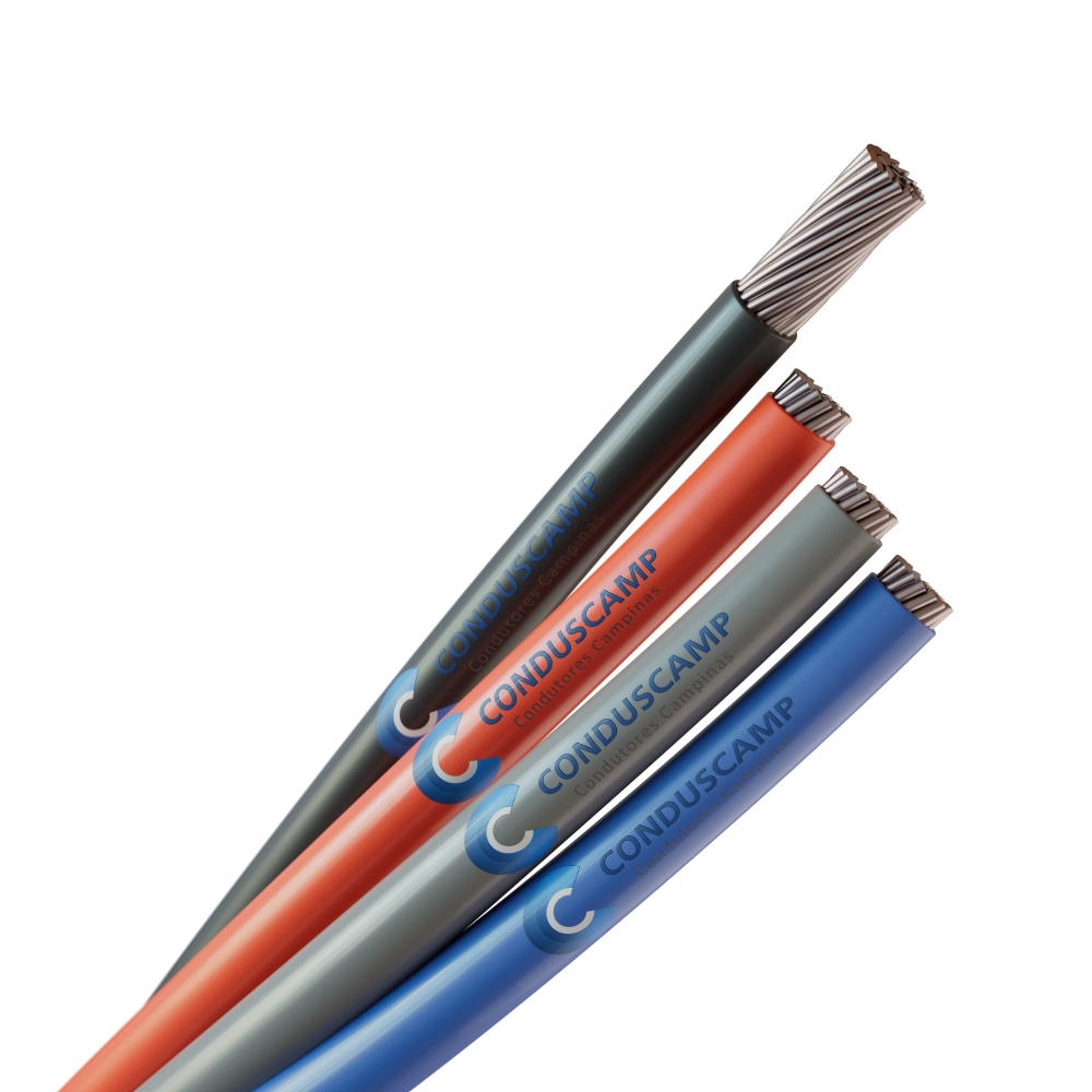 Cabo Alumínio Quadruplex Colorido 3X240,00 mm² + Neutro Isolado 150,00 mm²