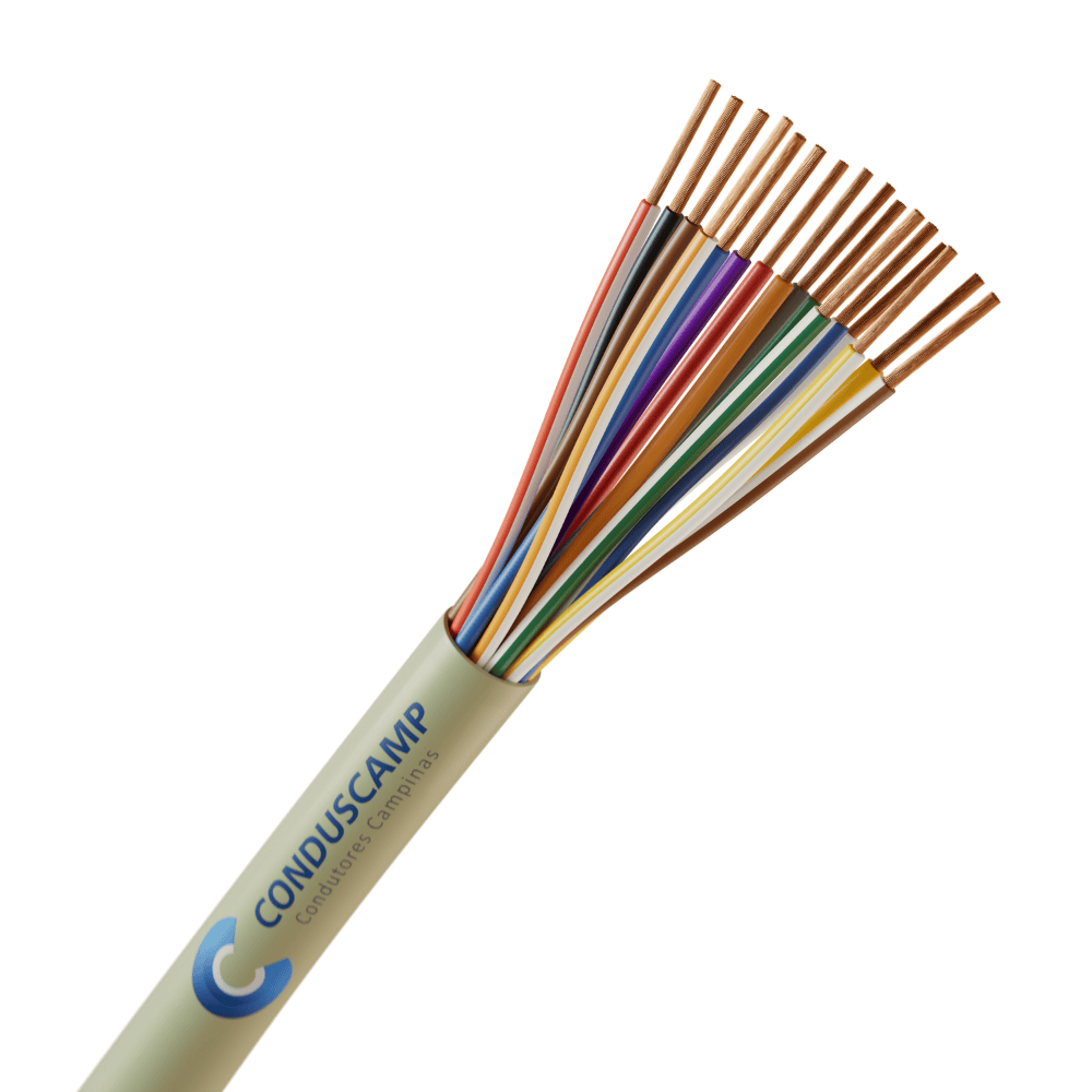 Cabo Manga 16X22 Awg Sem Blindagem Verde/palha