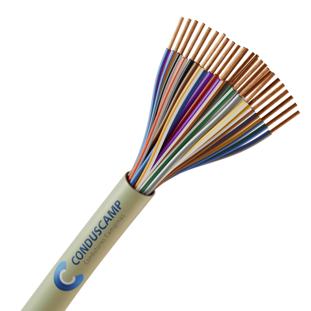 Cabo Manga 26X22 Awg Sem Blindagem Verde/palha