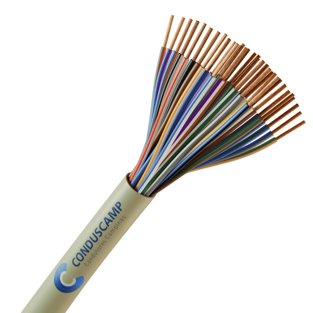 Cabo Manga 32X24 Awg Sem Blindagem Verde/Palha