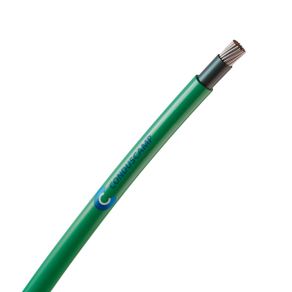Cabo Alumínio 1kv Dupla Isolação 16,00mm² Verde