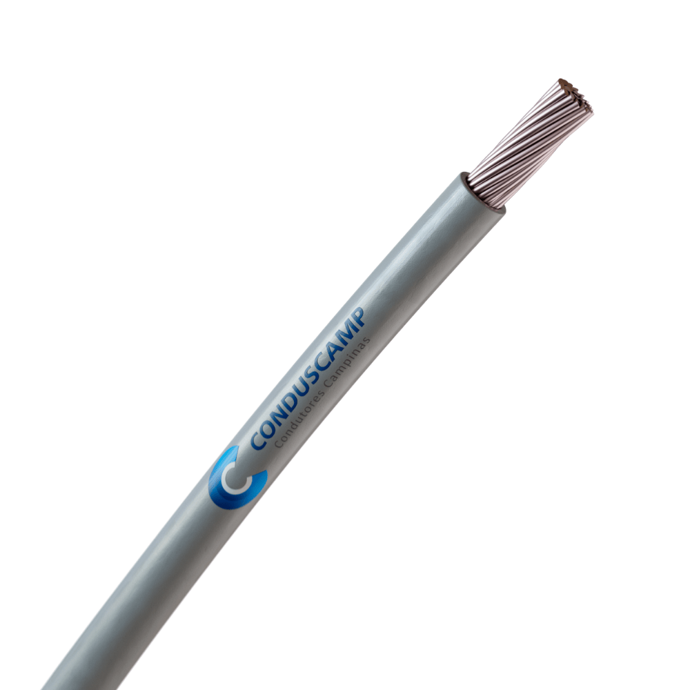 Cabo de Alumínio Protegido 50mm² TR 15kV Aéreo Cinza