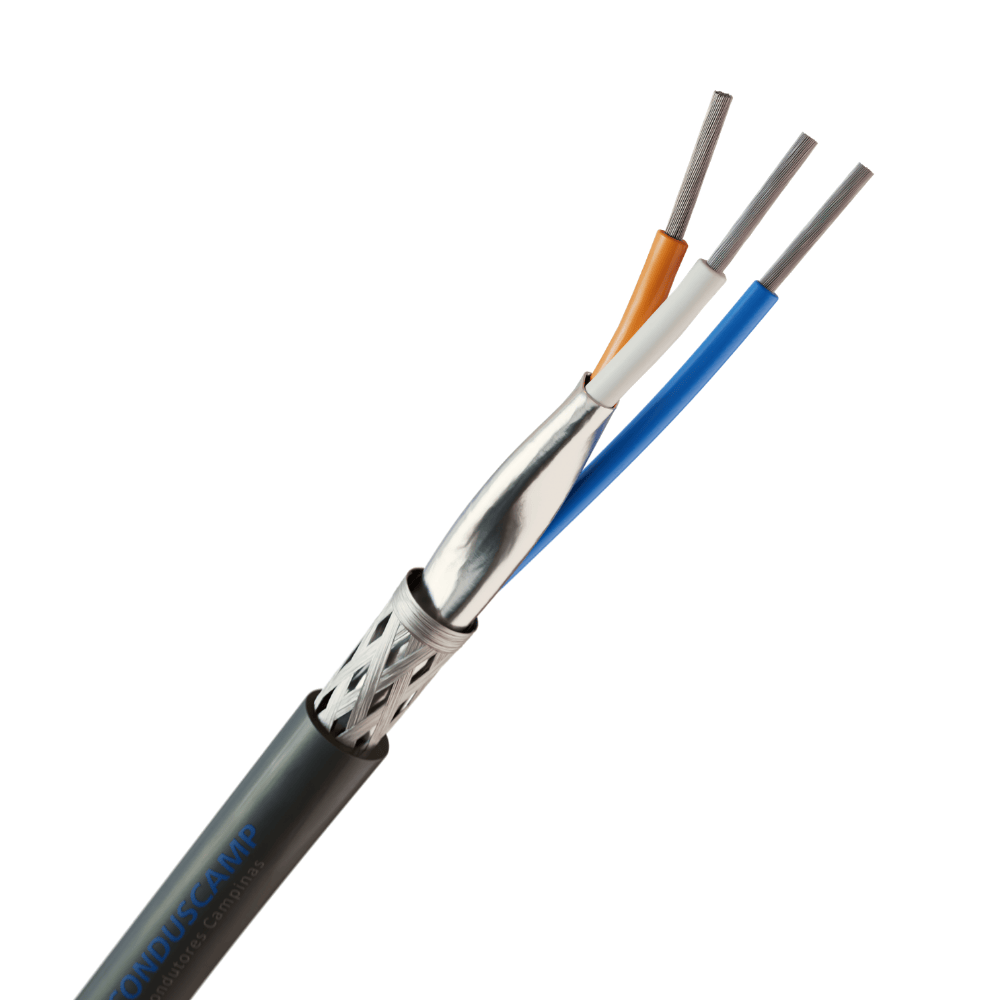 Cabo Modbus 1px22 Awg + 1x22 Awg Preto