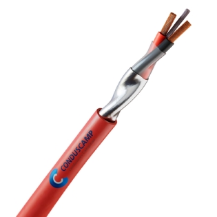 Cabo para Alarme/Detecção Incêndio 1x2x1,00mm² Vermelho