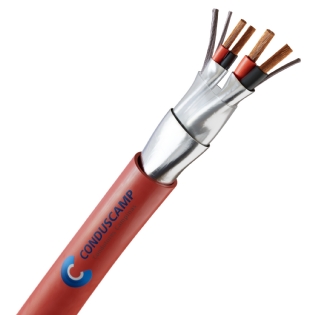 Cabo para Alarme/Detecção Incêndio 1x2x1,50 + 1x2x0,75 mm² Vermelho