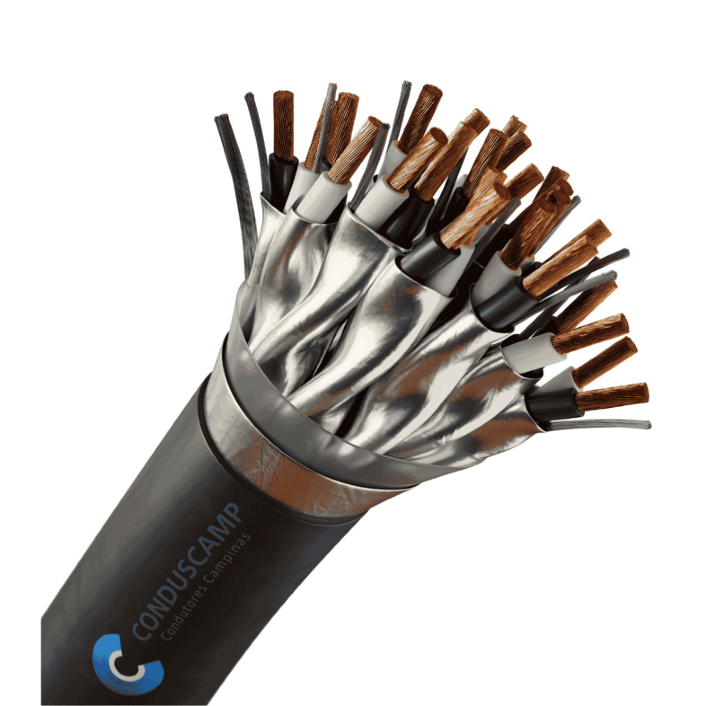 Cabo Instrumentação/Sinal 16x2x0,75 mm² Blindagem Individual e Total + Dreno