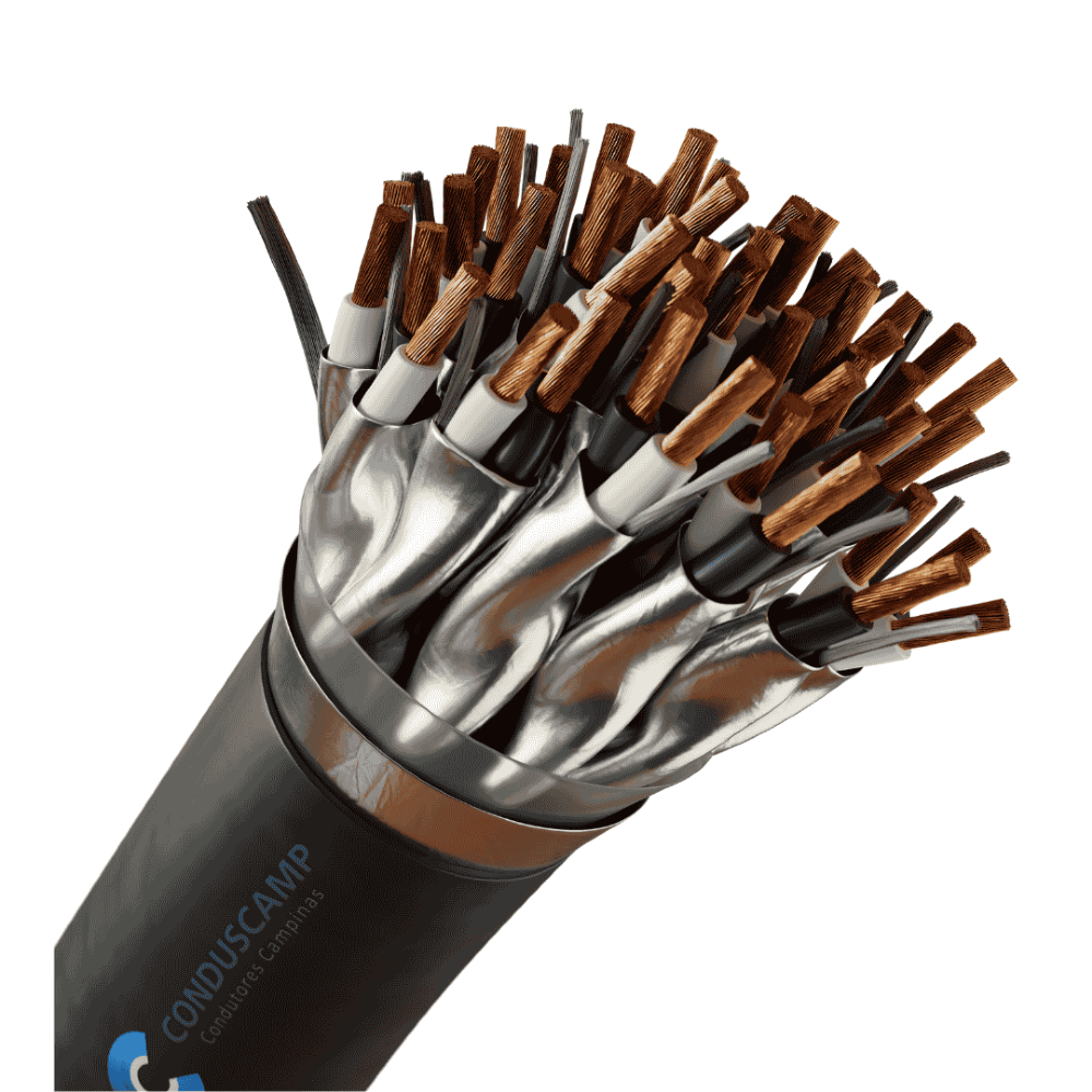 Cabo Instrumentação/Sinal 24x2x0,75 mm² Blindagem Individual e Total + Dreno