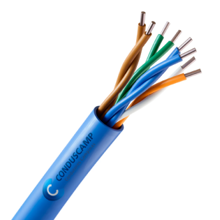 Cabo de Rede Cat5 4px24 Awg Azul