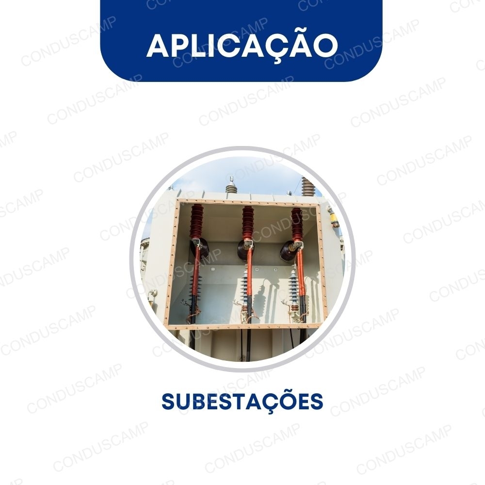 Cabo Aluminio Epr 105c° 20/35kv 50,00 mm² Preto Blindagem 6mm²